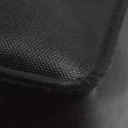 Pre Owned Hermes Black Coated Canvas and Leather Limited Edition Herbag Zip 31 Bag