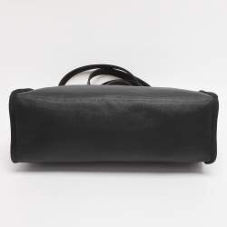 Pre Owned Hermes Black Coated Canvas and Leather Limited Edition Herbag Zip 31 Bag