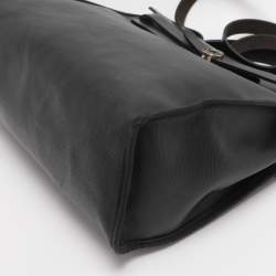 Pre Owned Hermes Black Coated Canvas and Leather Limited Edition Herbag Zip 31 Bag