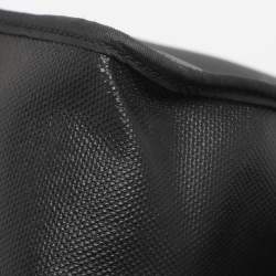 Pre Owned Hermes Black Coated Canvas and Leather Limited Edition Herbag Zip 31 Bag