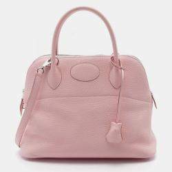 Pre Owned حقيبة هيرمس بوليد 31 فيرزو وردي ساكورا جلد توريلون كليمونس