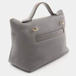 Pre Owned Hermes 24/24 Etain Togo Leather Shoulder Bag