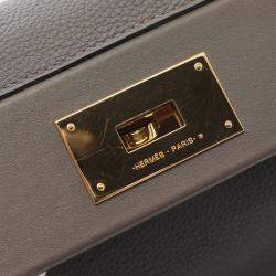 Pre Owned Hermes 24/24 Etain Togo Leather Shoulder Bag