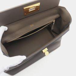 Pre Owned Hermes 24/24 Etain Togo Leather Shoulder Bag