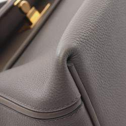 Pre Owned Hermes 24/24 Etain Togo Leather Shoulder Bag