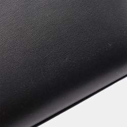 Pre Owned Hermes Kelly 28 Black Box Calf Leather Top Handle Bag