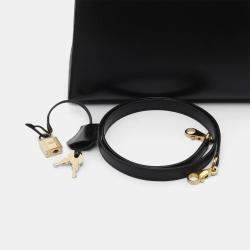 Pre Owned Hermes Kelly 28 Black Box Calf Leather Top Handle Bag