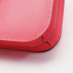 مملوكة مسبقًا حقيبة هيرمس كونستانس ميني جلد إبسوم وردي أزاليا حقيبة كتف