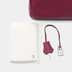 Pre Owned Hermes Birkin 30 Tosca Taurillon Clemence Leather Tote Bag