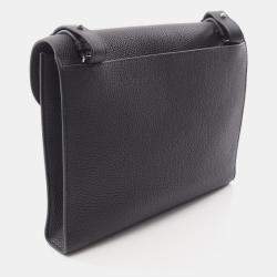 مملوكة مسبقًا حقيبة كتف هيرميس ساك أ ديبيش 29 جلد توغو أسود