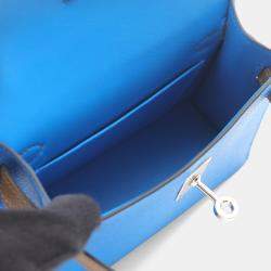 Pre Owned Hermes Kelly Mini Tricolor Epsom Leather Top Handle Bag