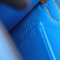 Pre Owned Hermes Kelly Mini Tricolor Epsom Leather Top Handle Bag