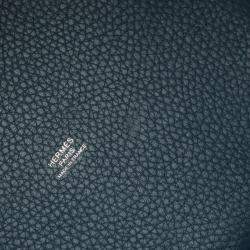 Pre Owned Hermes Picotin Lock 22 Colvert Taurillon Clemence Leather Shoulder Bag
