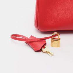 Pre Owned حقيبة هيرمس بيركين 30 جلد إبسوم بوغانفيلييه