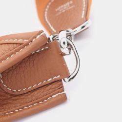 Pre Owned Hermes Evelyne 29 Brown Taurillon Clemence Leather Shoulder Bag