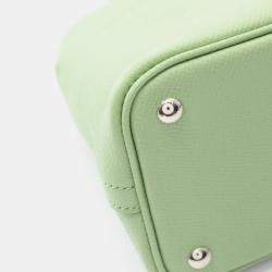 Pre Owned حقيبة هيرمس بوليد 27 جلد إبسوم أخضر فيرت كريكيت