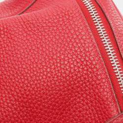 Pre Owned حقيبة هيرمس ليندي 30 جلد كليمنس توريلون أحمر للكتف