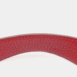 Pre Owned حقيبة هيرمس ليندي 30 جلد كليمنس توريلون أحمر للكتف