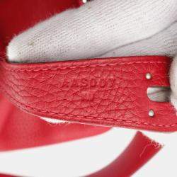 Pre Owned حقيبة هيرمس ليندي 30 جلد كليمنس توريلون أحمر للكتف