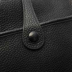 Pre Owned Hermes Evelyne 29 Black Taurillon Clemence Leather Shoulder Bag