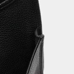 Pre Owned Hermes Evelyne 29 Black Taurillon Clemence Leather Shoulder Bag