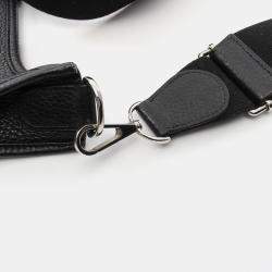 Pre Owned Hermes Evelyne 29 Black Taurillon Clemence Leather Shoulder Bag