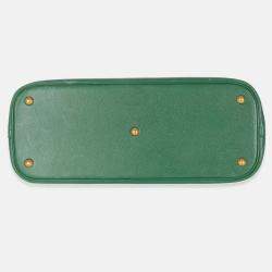 Pre Owned Hermes Vintage Vert Bengale Courchevel Bolide 35 GHW
