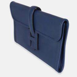 Pre Owned Hermes Bleu Saphir Swift Jige Elan 29