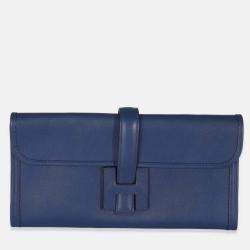 Pre Owned Hermes Bleu Saphir Swift Jige Elan 29