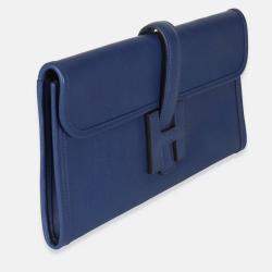 Pre Owned Hermes Bleu Saphir Swift Jige Elan 29