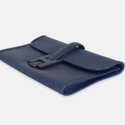 Pre Owned Hermes Bleu Saphir Swift Jige Elan 29