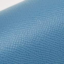 Pre Owned Hermès Blue Jean Epsom Leather Gold Finish Constance 24 Bag