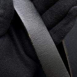 Pre Owned Hermes Herbag Black Toile Officier Leather