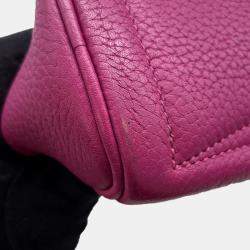 Pre Owned Hermes Victoria Elan Tosca Taurillon Clemence Size 38