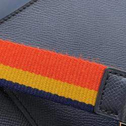 Pre Owned Hermes Octagon Blue Indigo Epsom Size 23