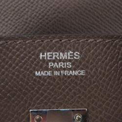 Pre Owned Hermes Birkin Tricolor Etoupe Epsom Tote 25