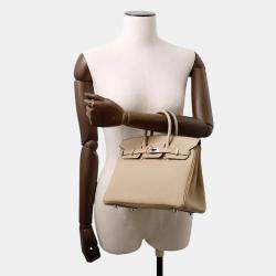 Pre Owned Hermes Birkin Trench Togo Leather Tote 25