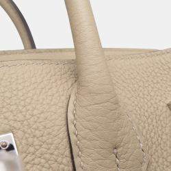 Pre Owned Hermes Birkin Trench Togo Leather Tote 25