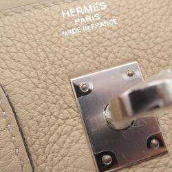 Pre Owned Hermes Birkin Trench Togo Leather Tote 25