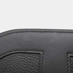 Pre Owned Hermes In-The-Loop Black Taurillon Clemence Tote Bag  23