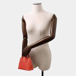 Pre Owned Hermes Bolide 1923 Verso Rouge Coeur/Rose Azalee Evercolor Mini Handbag
