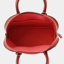 Pre Owned Hermes Bolide 1923 Verso Rouge Coeur/Rose Azalee Evercolor Mini Handbag