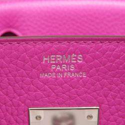 Pre Owned Hermes Birkin Magnolia Taurillon Clemence Tote 30