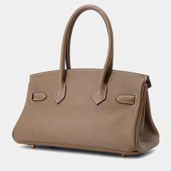 Pre Owned Hermes Shoulder birkin Etoupe Evercolor Handbag 29