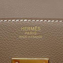 Pre Owned Hermes Shoulder birkin Etoupe Evercolor Handbag 29