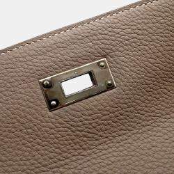 Pre Owned Hermes Kelly Retourne Etoupe Togo Leather Handbag 32