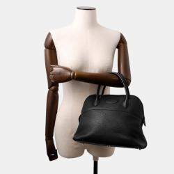 Pre Owned Hermes Bolide Black Taurillon Clemence Size 31
