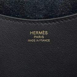 Pre Owned Hermes In-The-Loop Black Taurillon Clemence 18 Tote