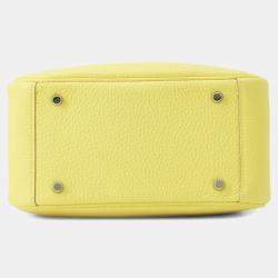 Pre Owned Hermes Lindy Lime Taurillon Clemence Size Mini