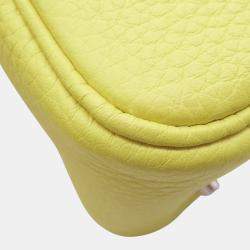 Pre Owned Hermes Lindy Lime Taurillon Clemence Size Mini